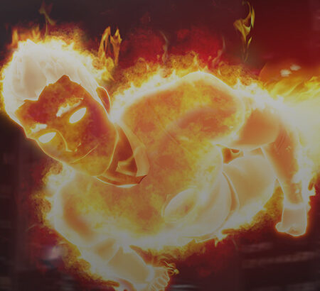 Flying Fire Captain Hero